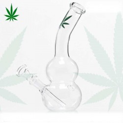 Double Bubble Glass Bong