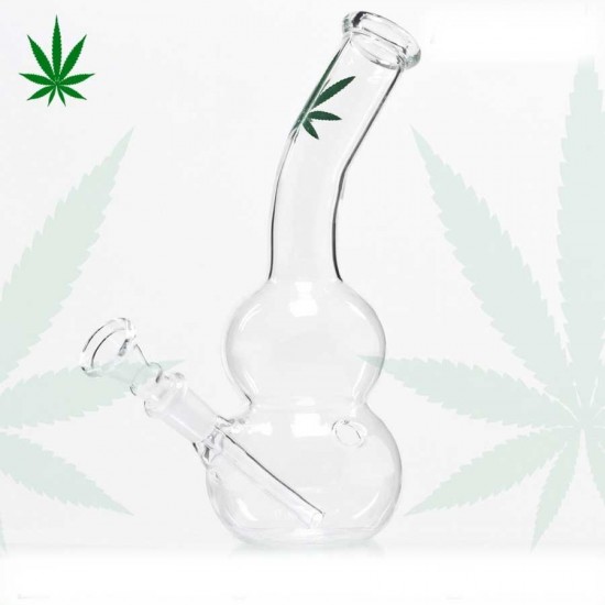 Double Bubble Glass Bong Double Bubble Glass Bong