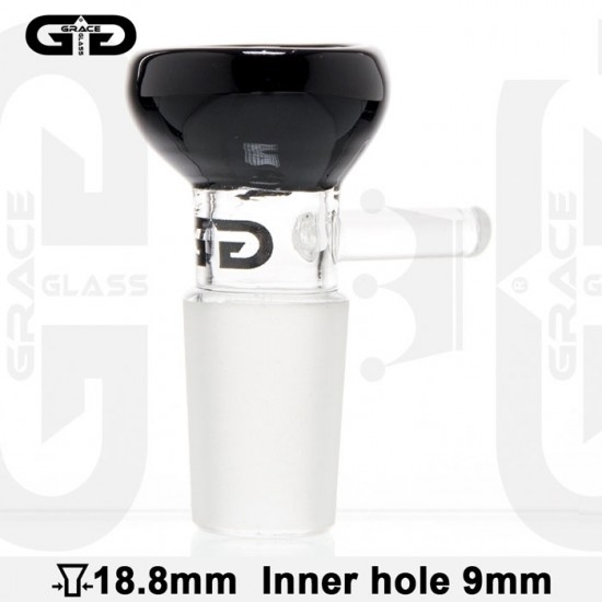 Grace Glass Μαύρο Μπολ Για Μπονγκ Grace Glass Μαύρο Μπολ Για Μπονγκ